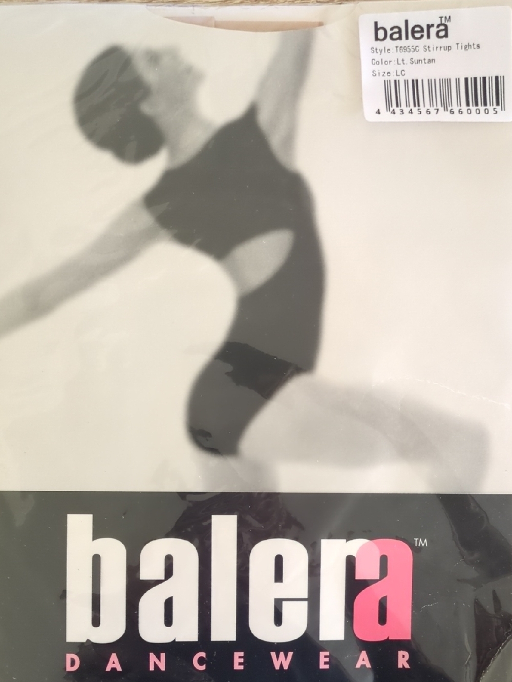 Balera Lt. Suntan Stirrup Dance Tights Child's Size LC